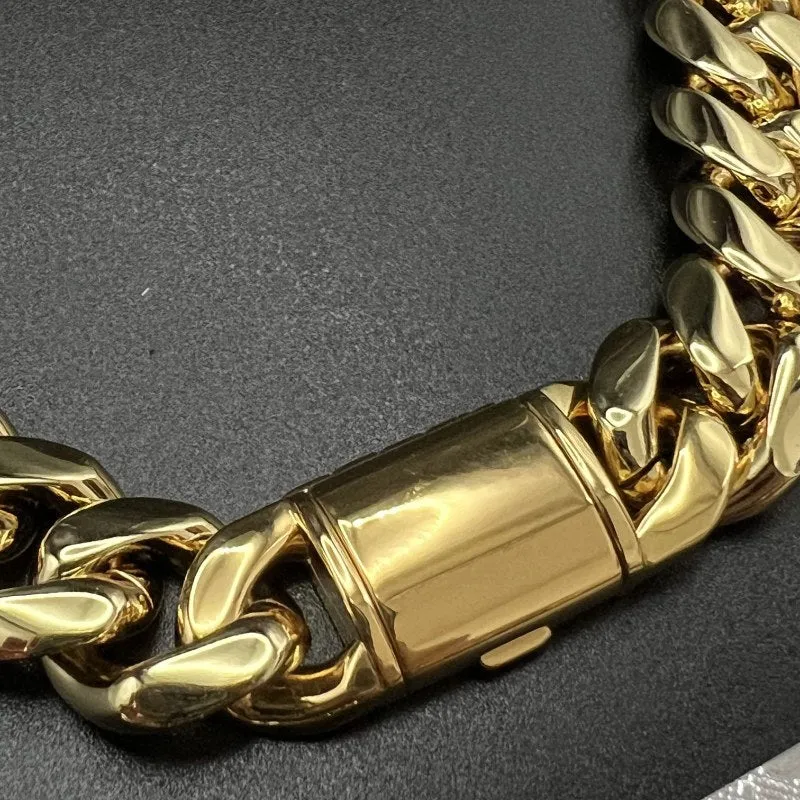 10/12/14mm Cuban Chain (Flip Buckle)