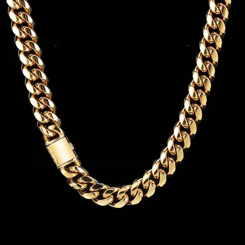 10/12/14mm Cuban Chain (Flip Buckle)