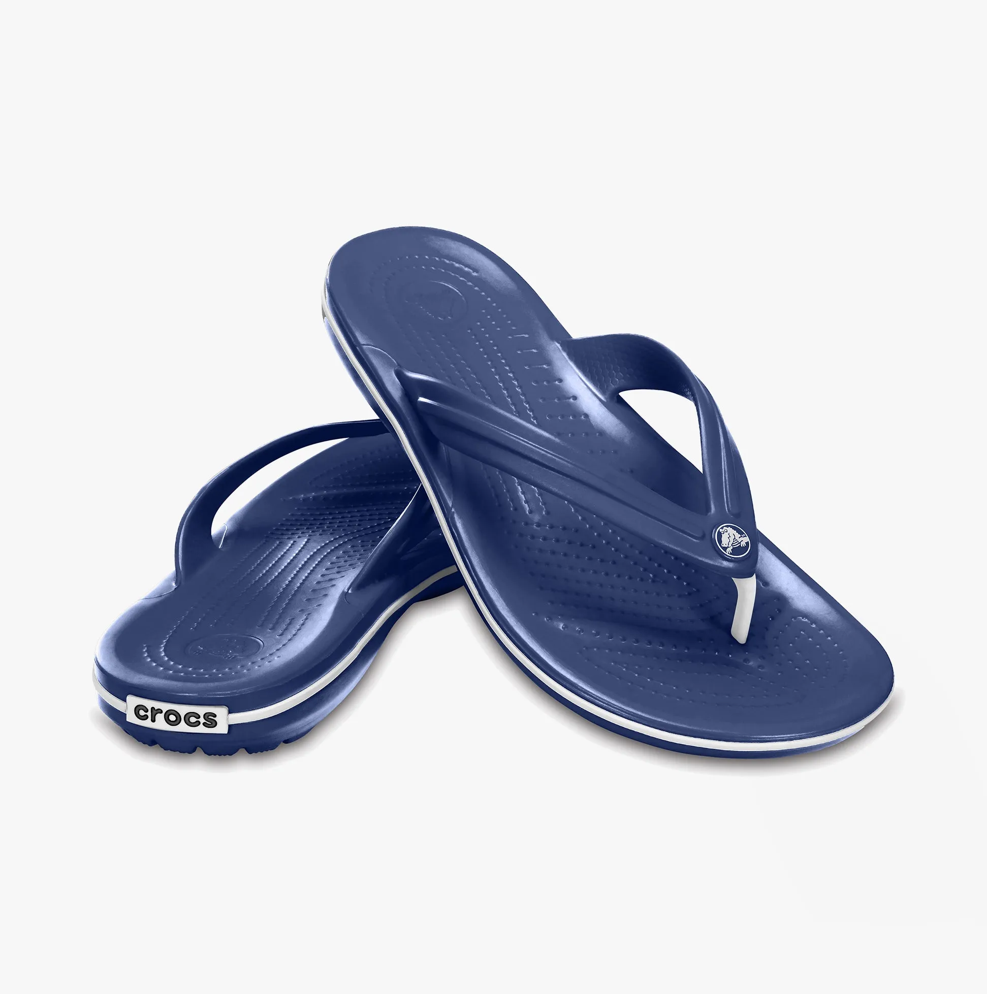 11033-410 CROCBAND FLIP Unisex Flip Flops Navy