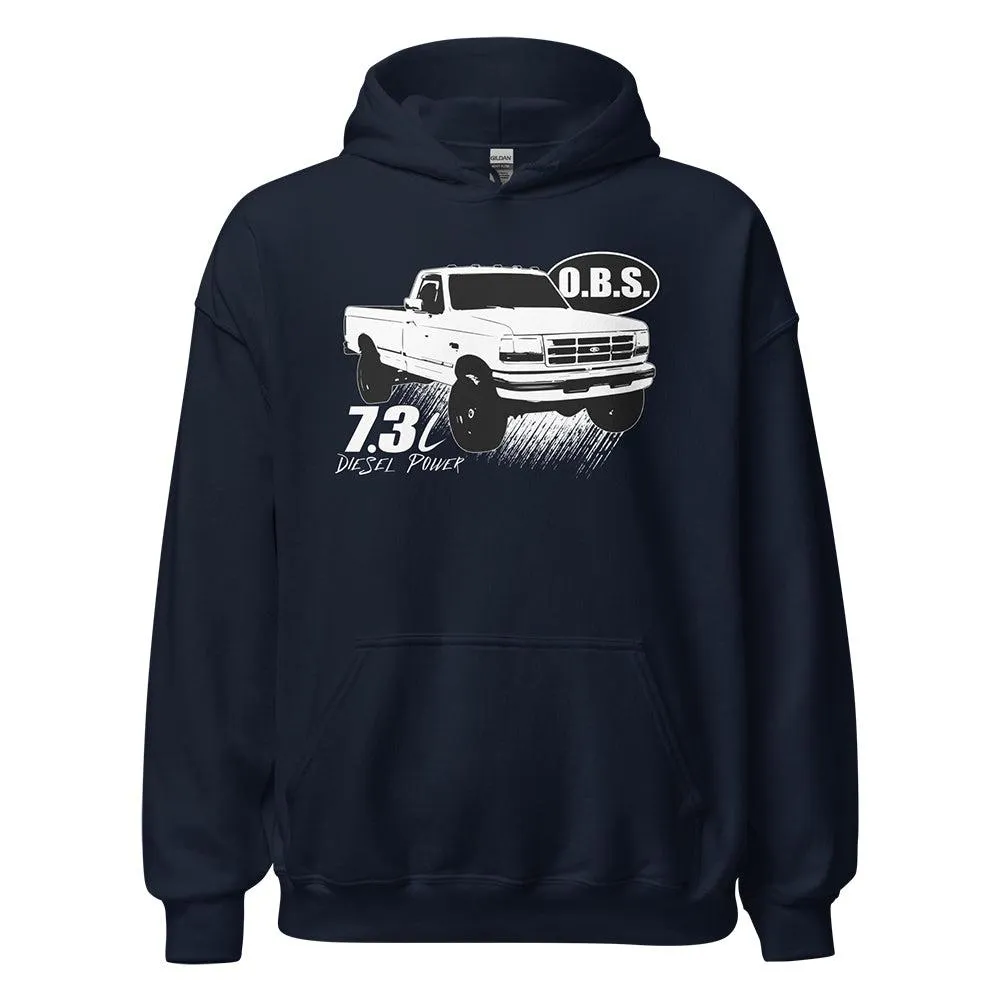 7.3 Powerstroke Hoodie With OBS F250 Super Duty Single Cab