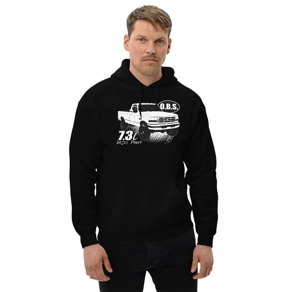 7.3 Powerstroke Hoodie With OBS F250 Super Duty Single Cab