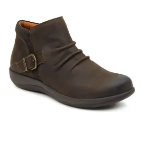 Aetrex Luna Ankle Boot (Women) - Dark Earth