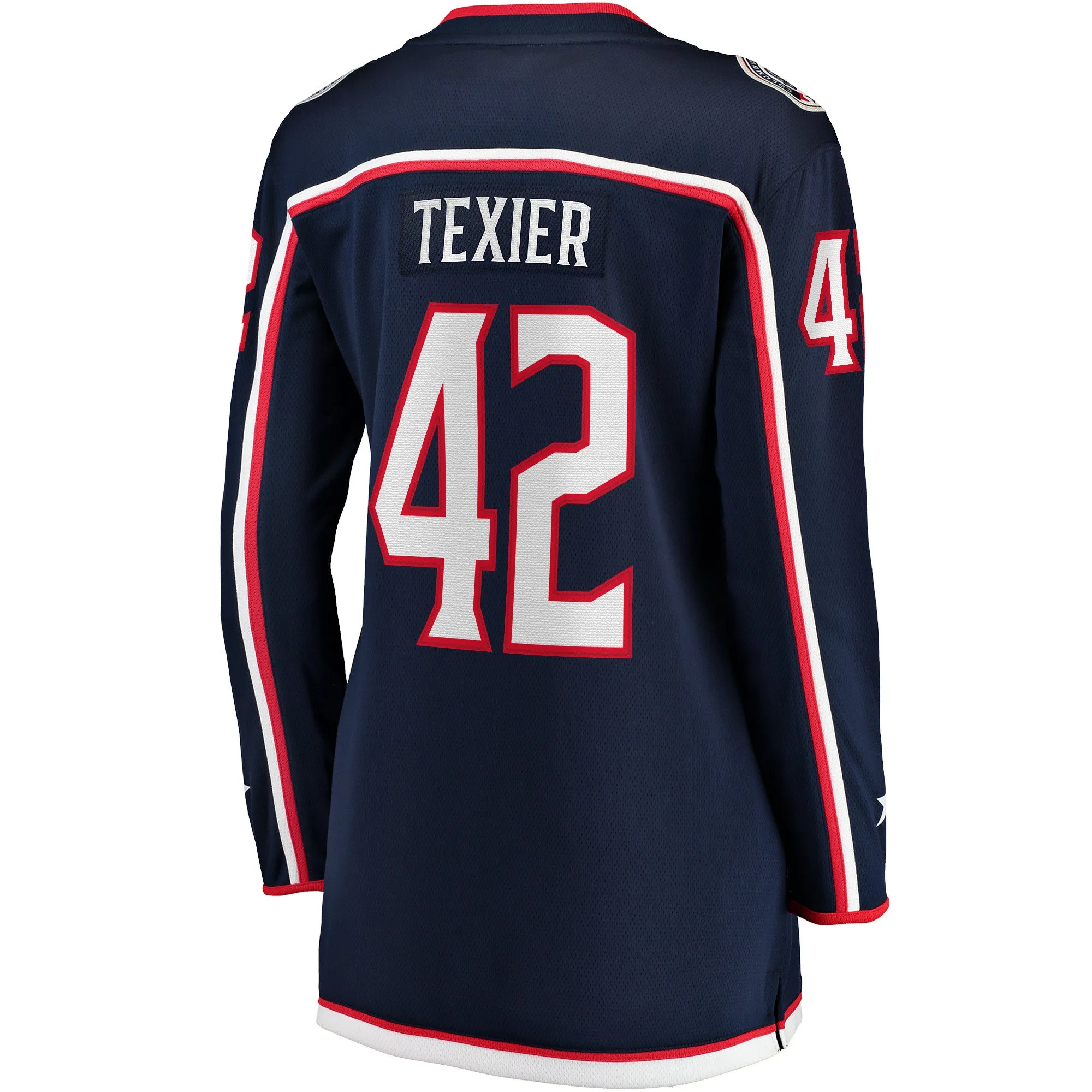 Alexandre Texier Columbus Blue Jackets Fanatics Branded Women's Home Breakaway Player Jersey - Navy