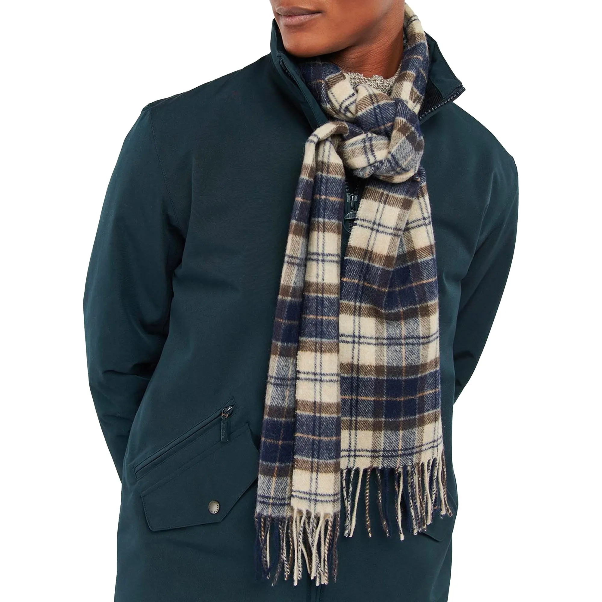 Barbour Tartan Lambswool Scarf - Autumn Dress