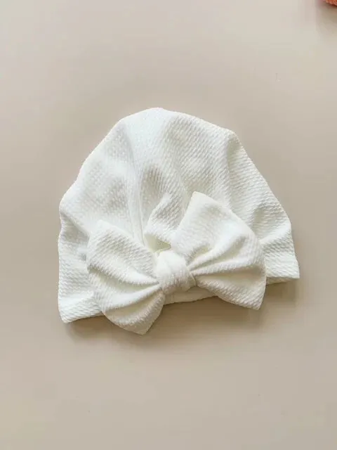 Big Bow Turban | White