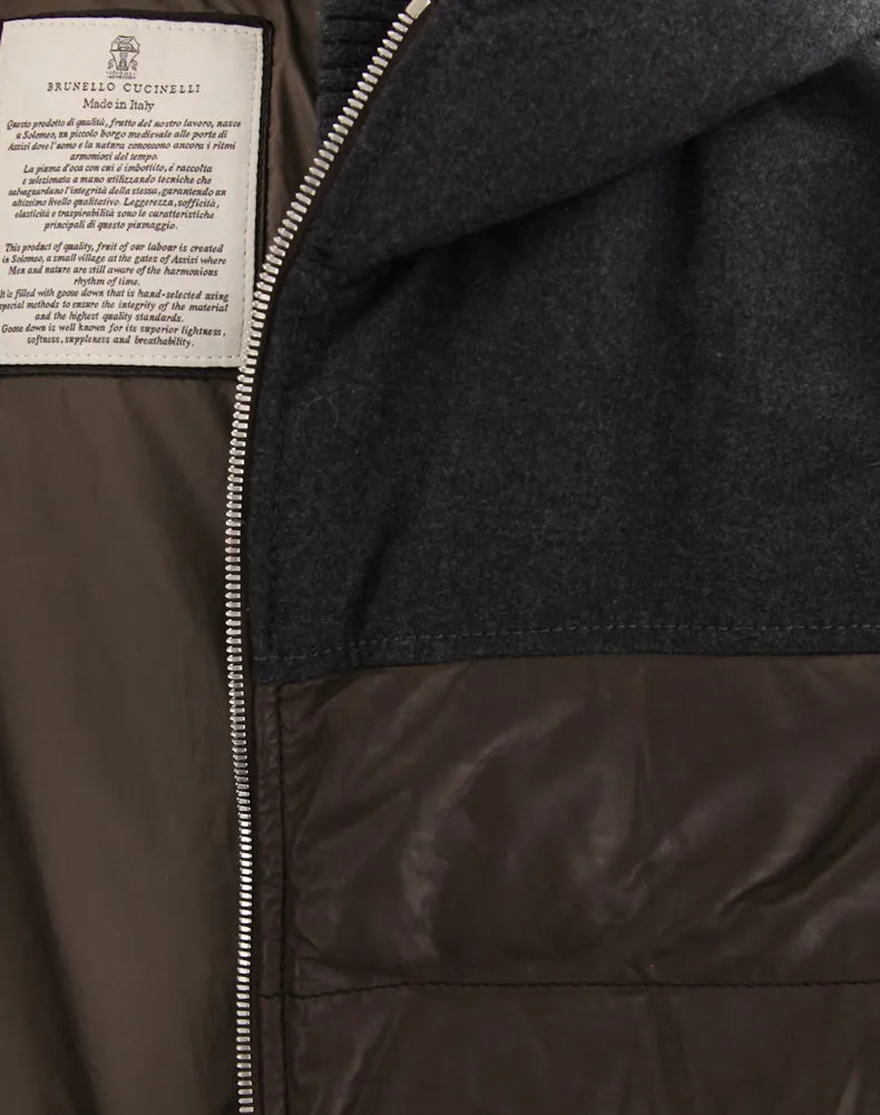 Brunello Cucinelli Brown Puffer