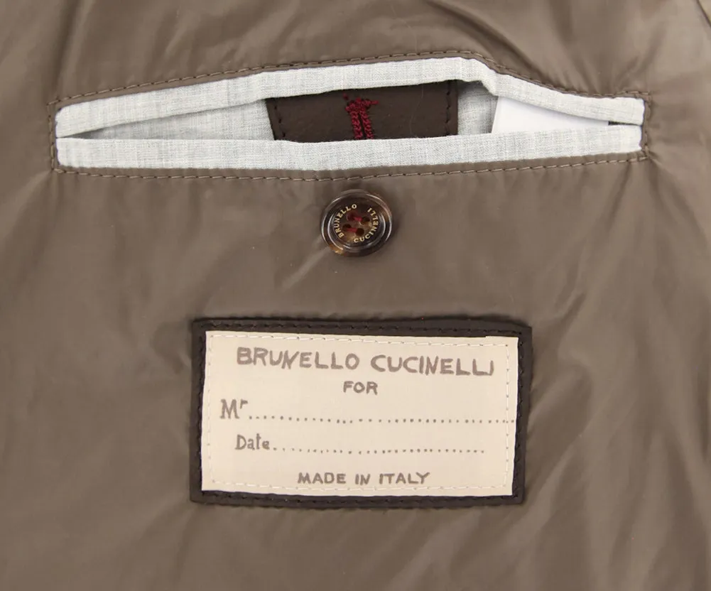 Brunello Cucinelli Brown Puffer