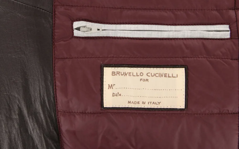 Brunello Cucinelli Dark Brown Windbreaker