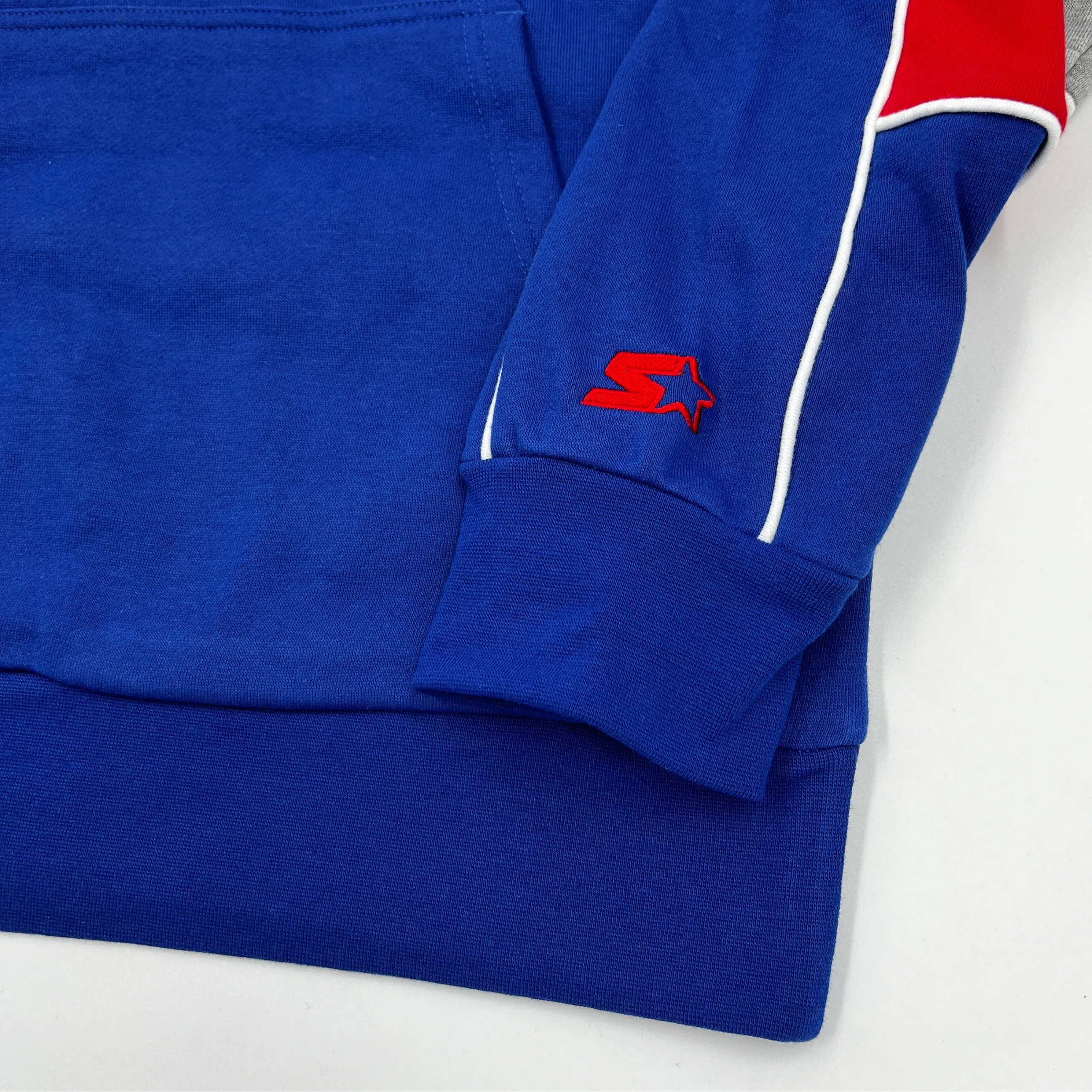 Buffalo Bills Royal Fleece Captain Starter Hoodie