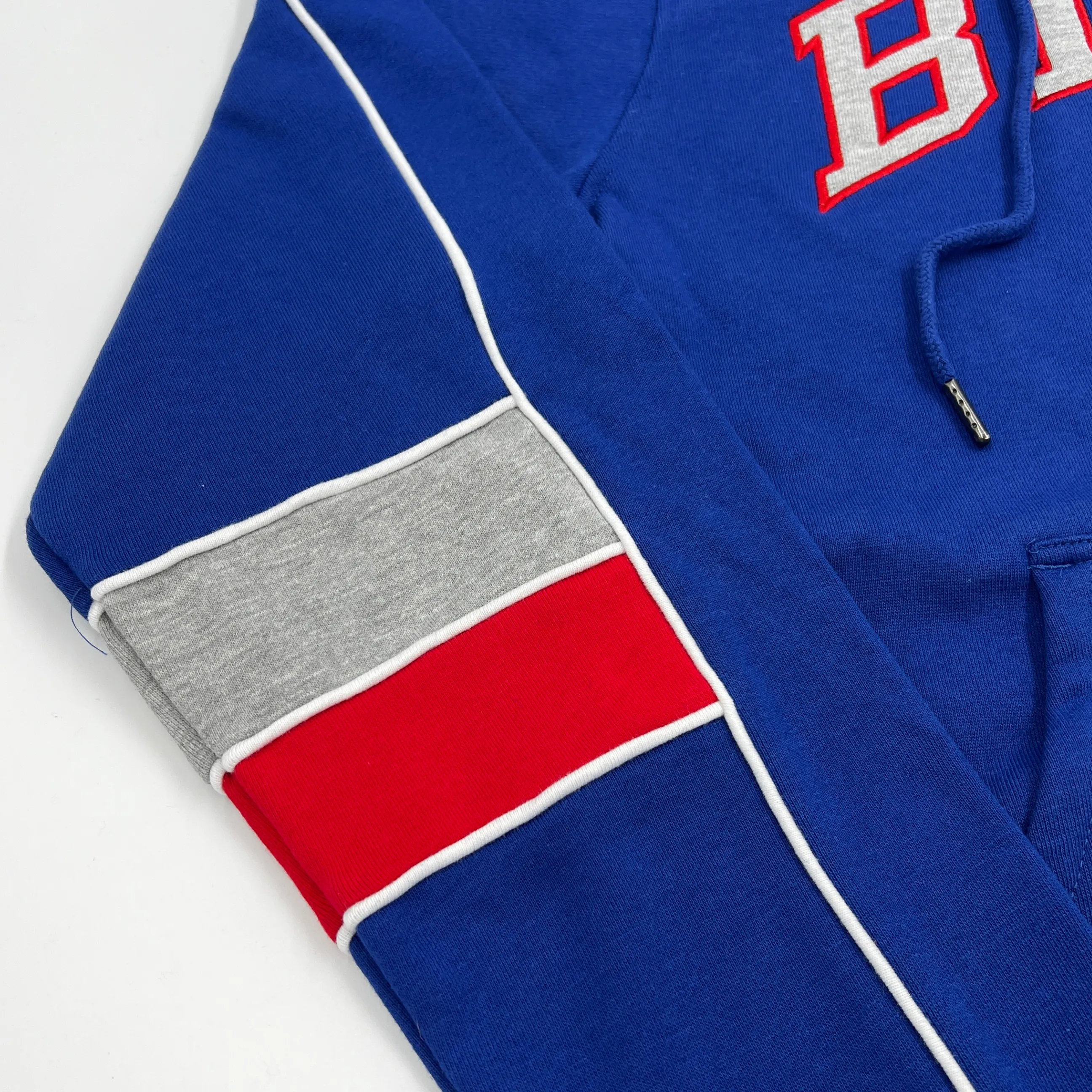 Buffalo Bills Royal Fleece Captain Starter Hoodie