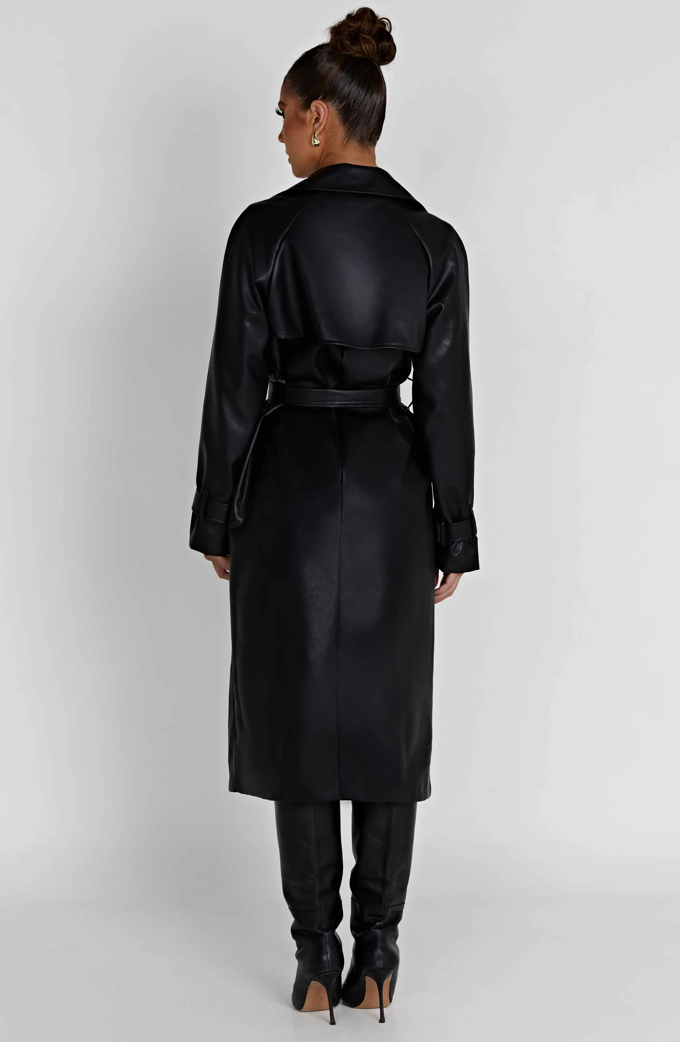 Chi Trench Coat - Black