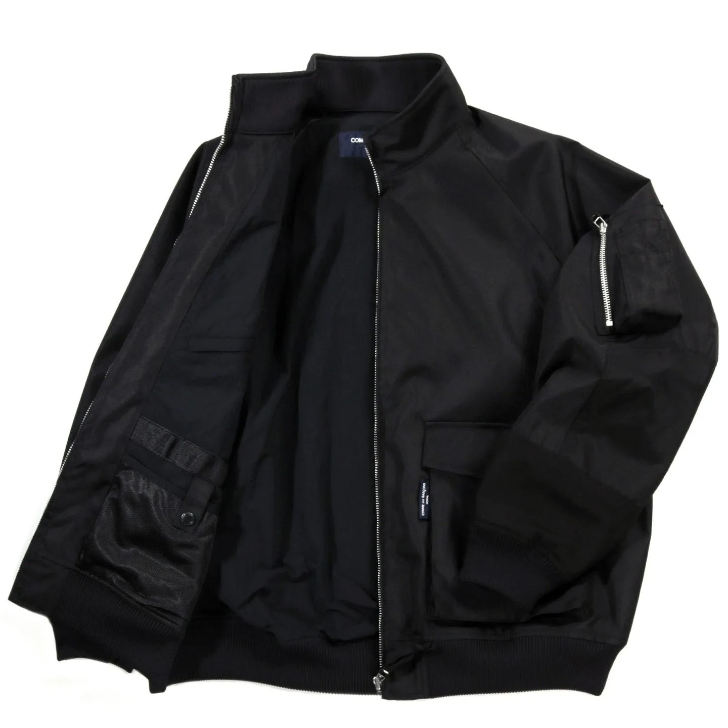 COMME DES GARCONS HOMME J005 SPORT BOMBER BLACK MIX