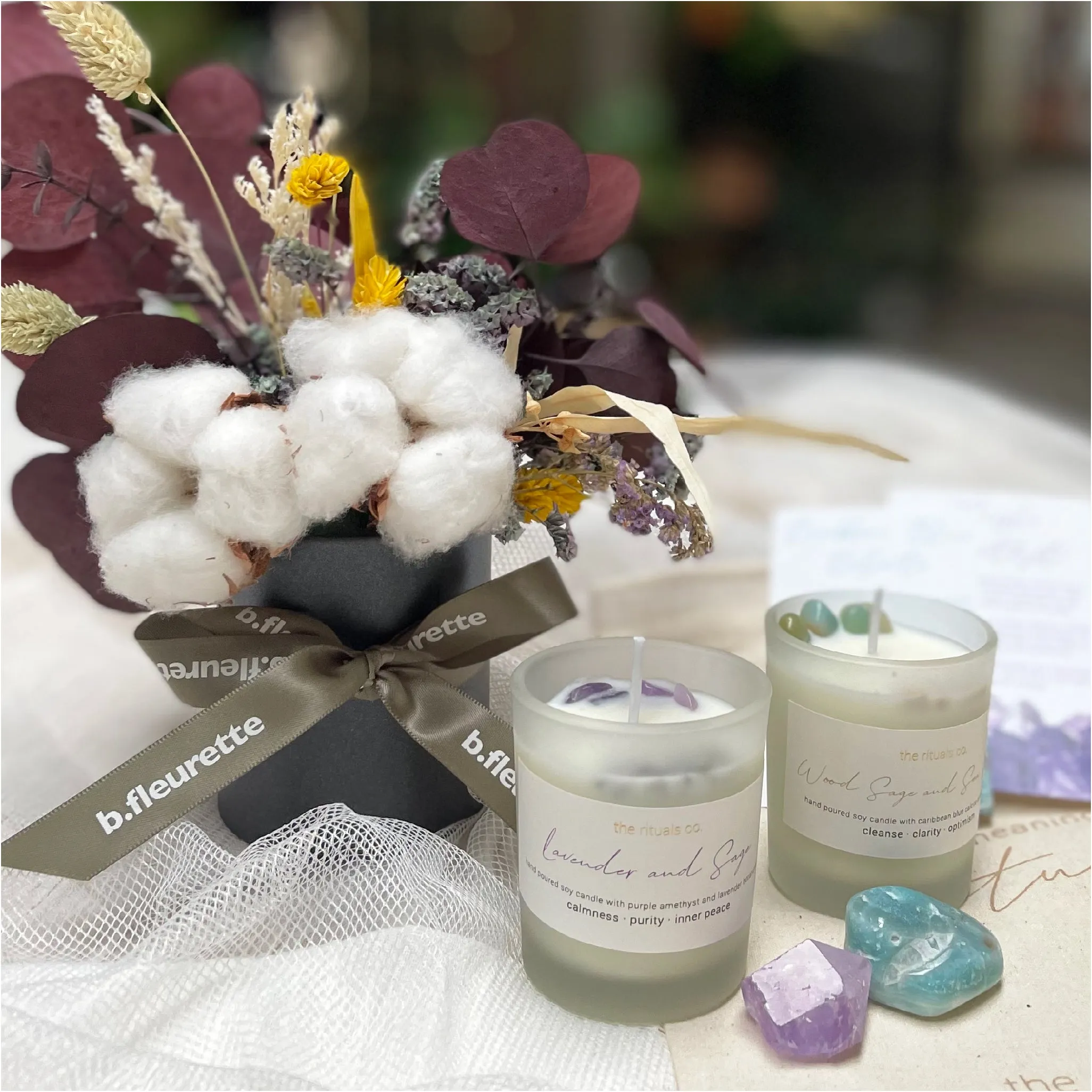 Dark - Petite Bloombox Mini Candles Gift Set