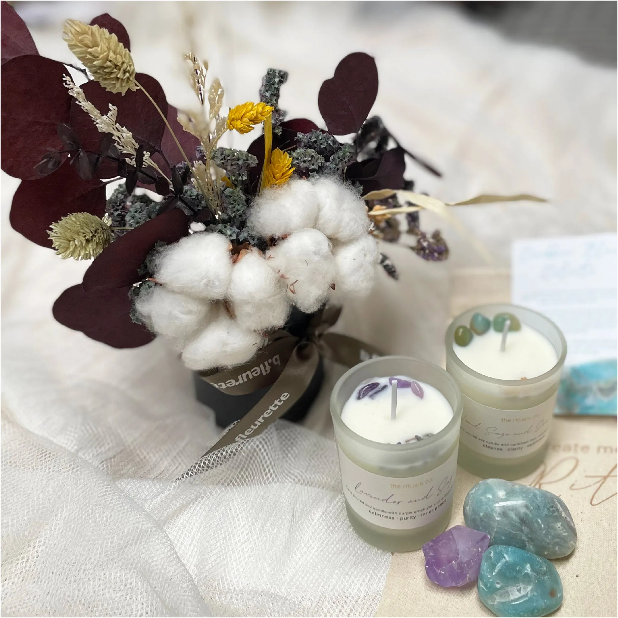 Dark - Petite Bloombox Mini Candles Gift Set