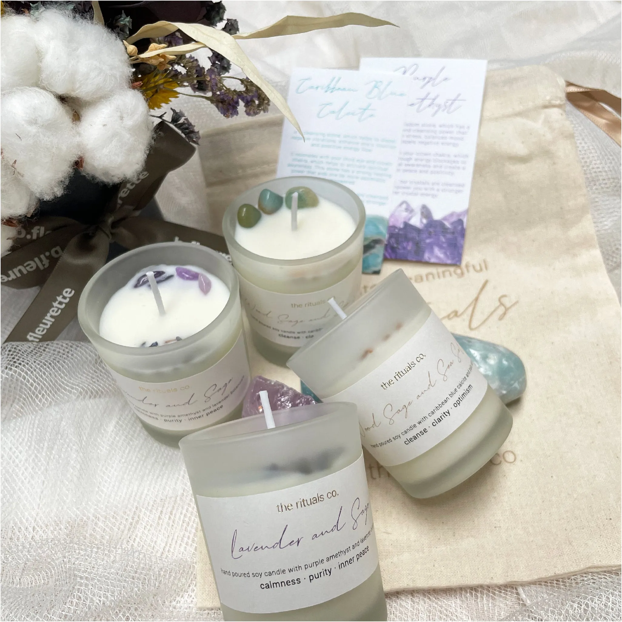 Dark - Petite Bloombox Mini Candles Gift Set