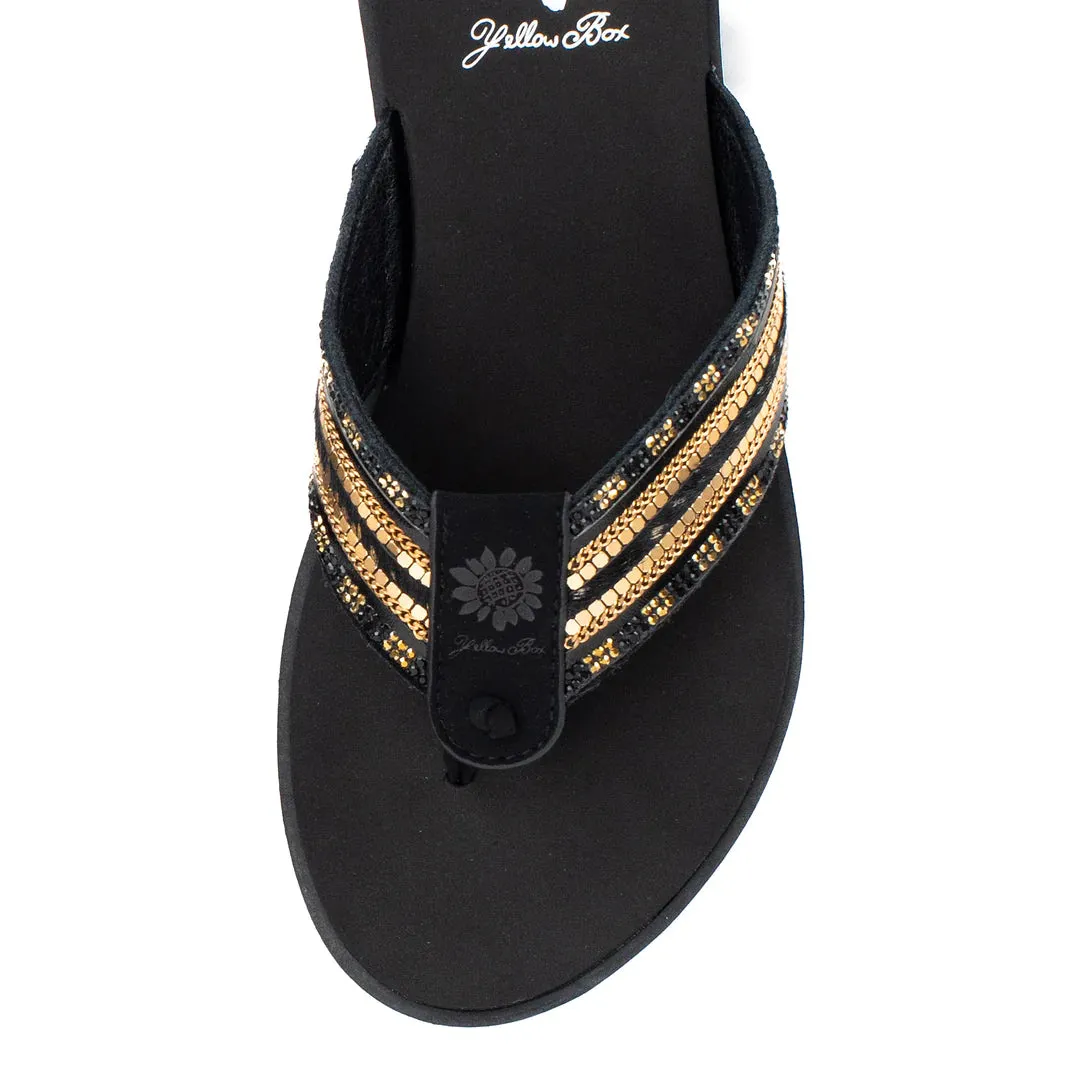 Datha Flip Flop Sandal - Black