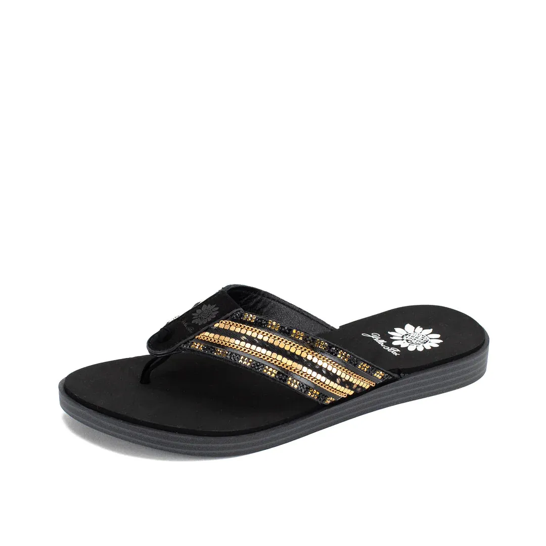 Datha Flip Flop Sandal - Black