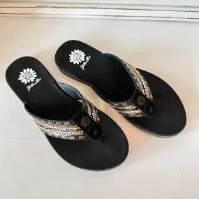 Datha Flip Flop Sandal - Black