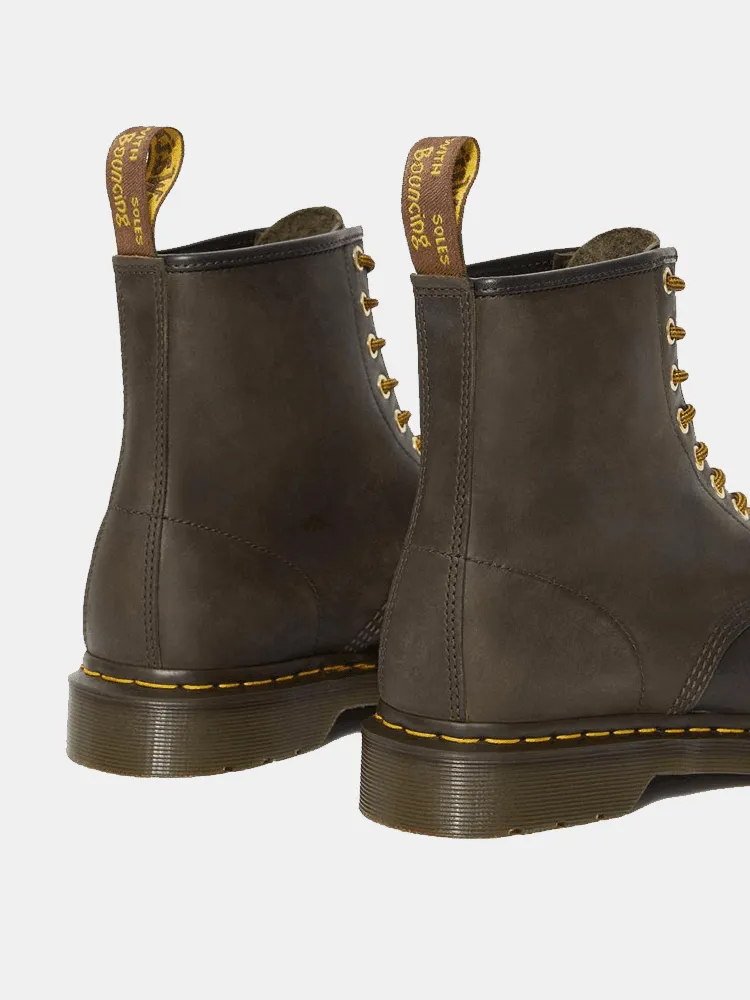 Dr Martens 1460 8-Eye Boots - Dark Brown / Crazy Horse