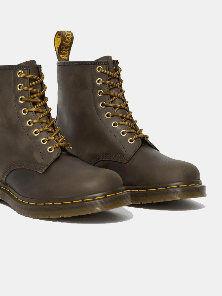 Dr Martens 1460 8-Eye Boots - Dark Brown / Crazy Horse