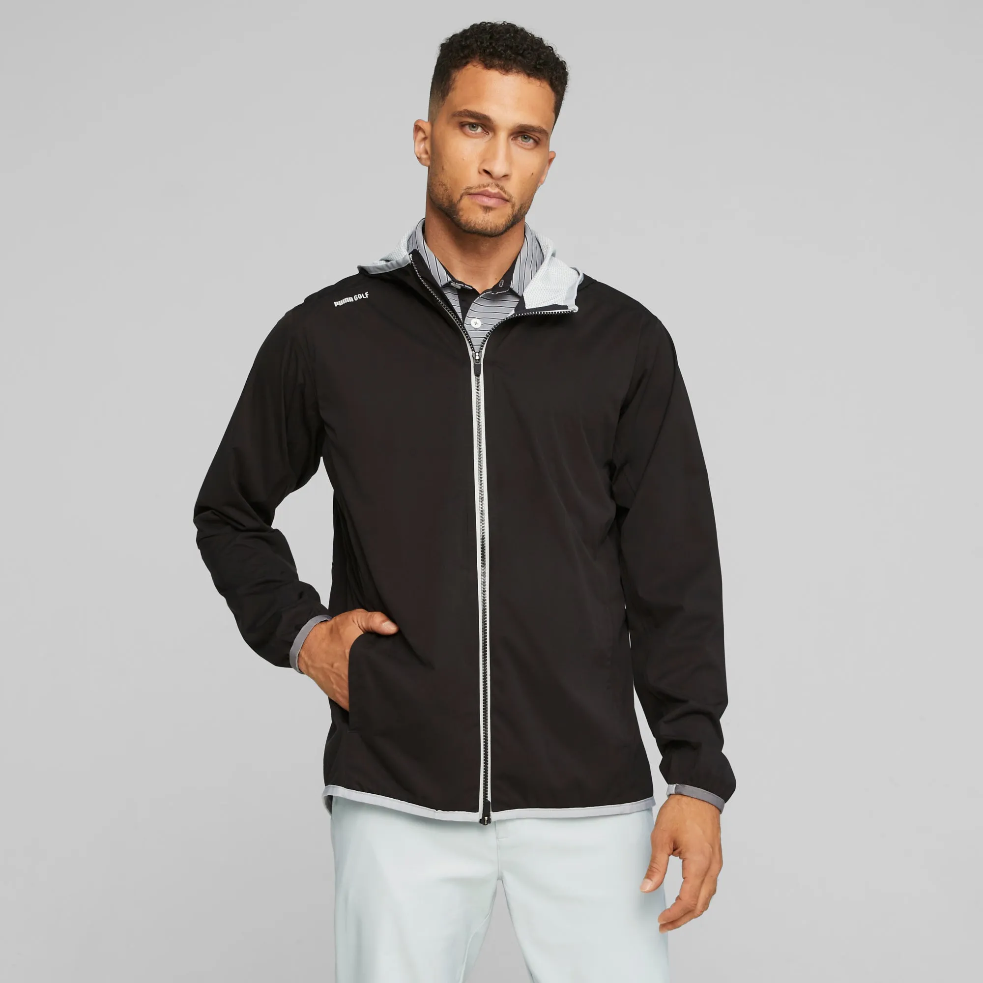 DRYLBL Packable Rain Golf Jacket