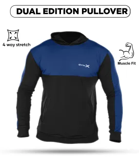 Dual Edition GymX Pullover: Electric Blue - Sale