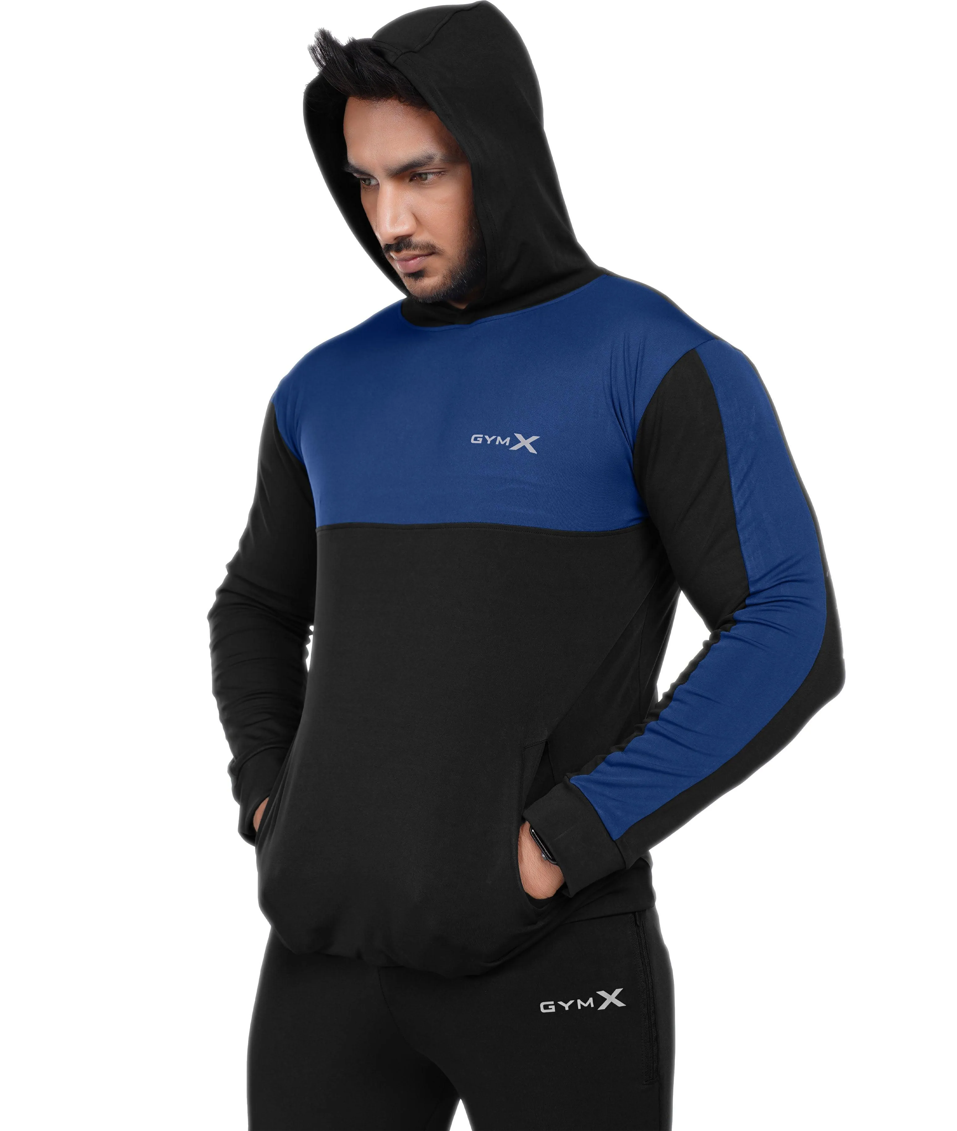 Dual Edition GymX Pullover: Electric Blue - Sale