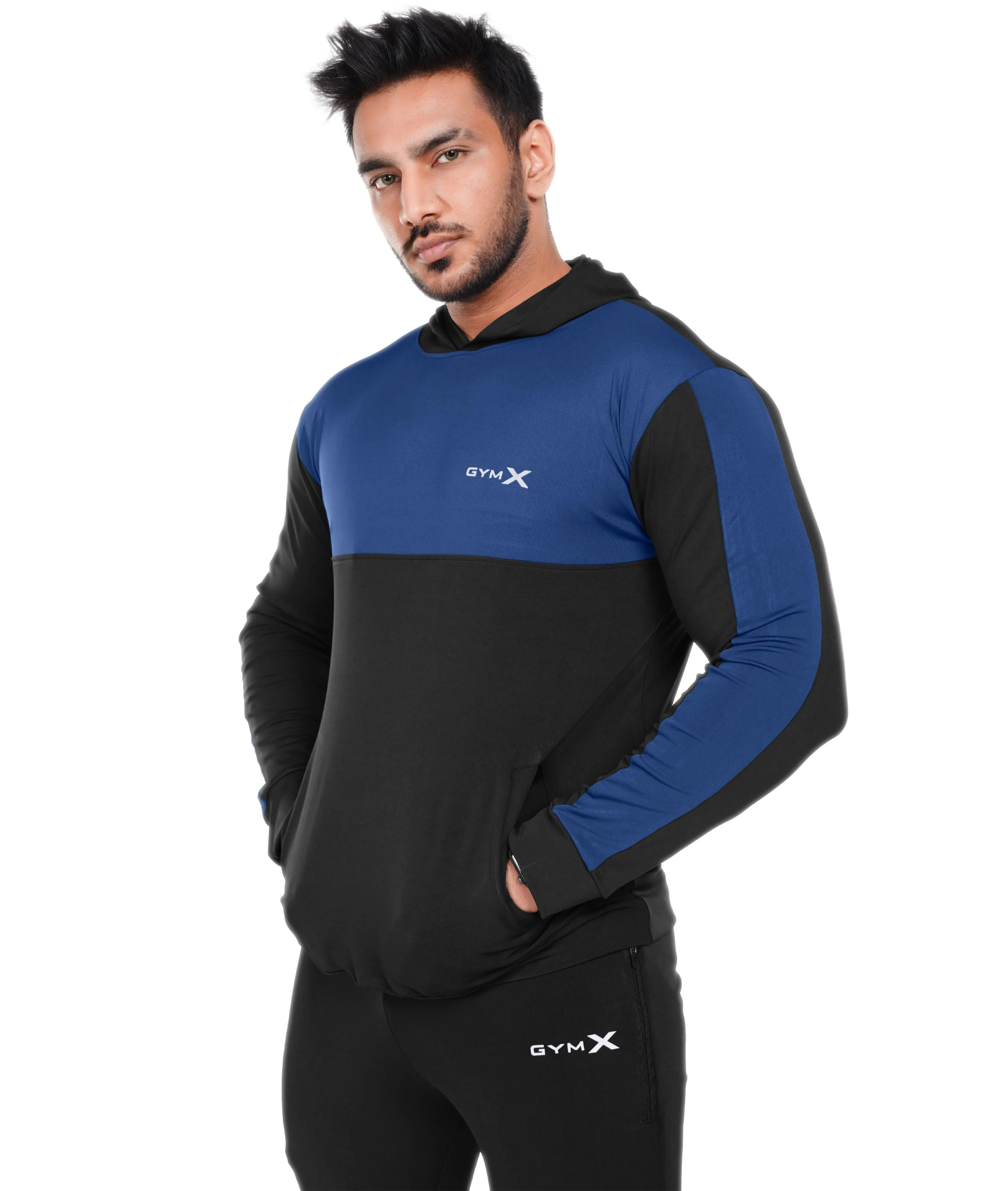 Dual Edition GymX Pullover: Electric Blue - Sale