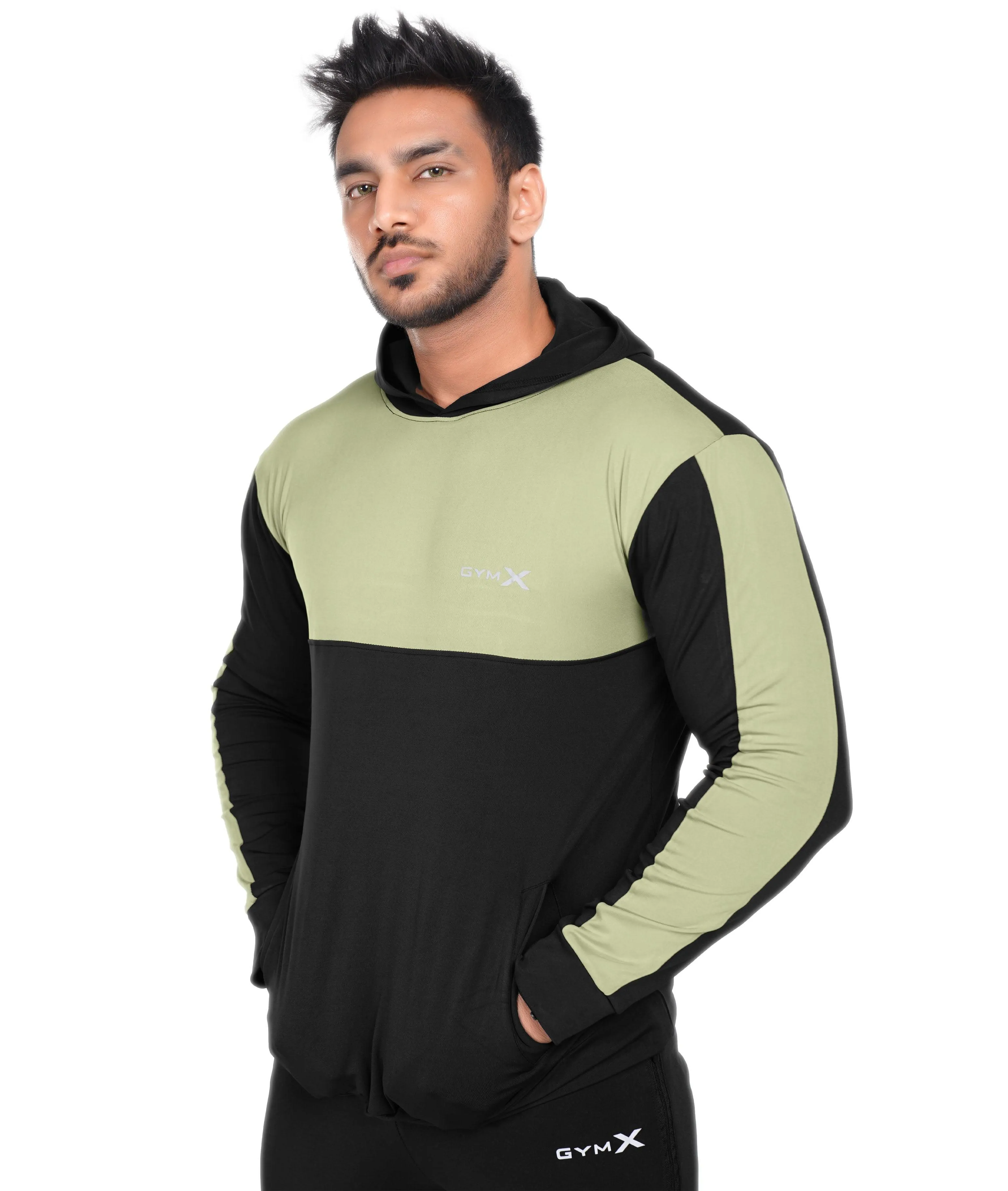 Dual Edition GymX Pullover: Pista Green- SALE