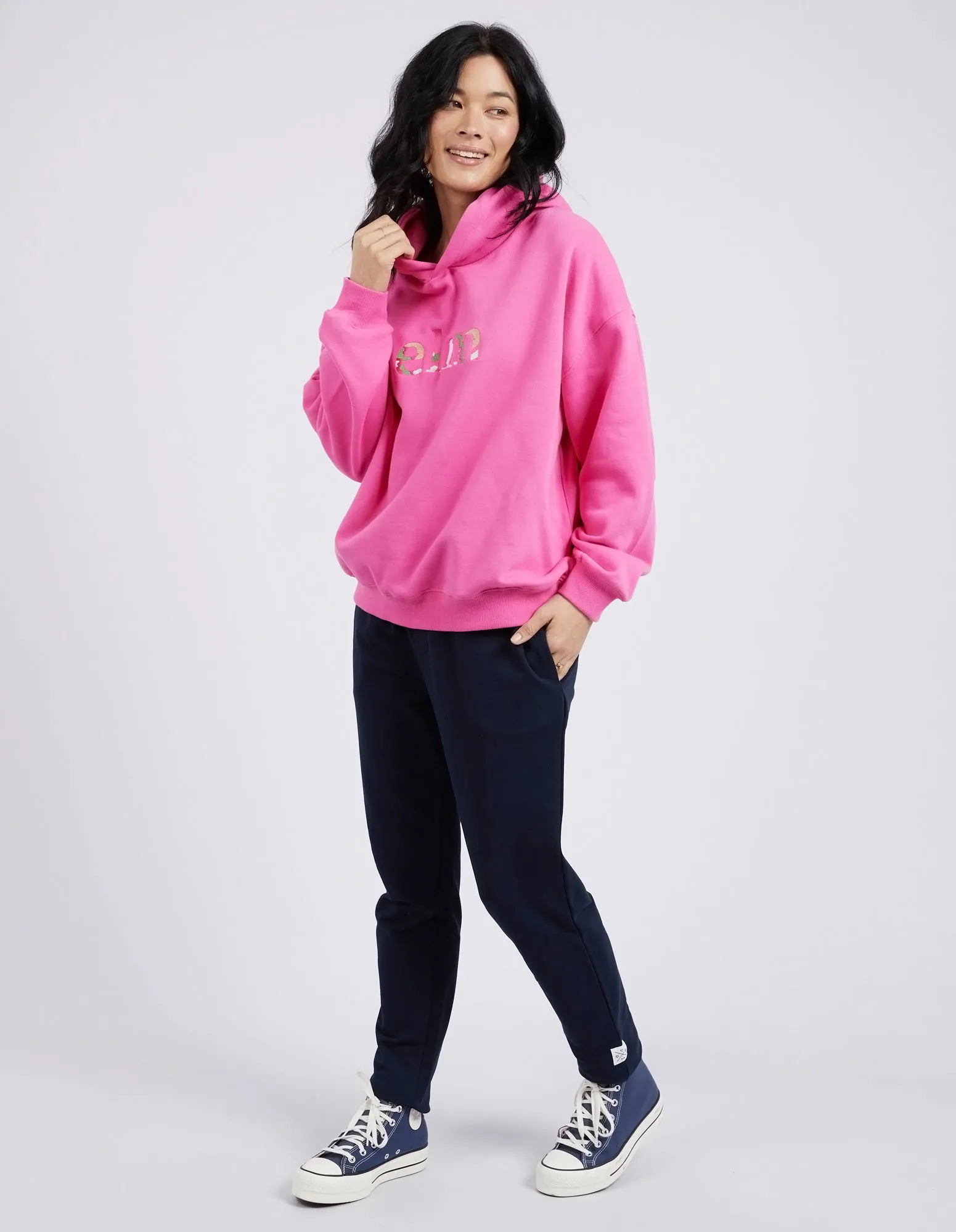 Elm Staple Hoody - Shocking Pink