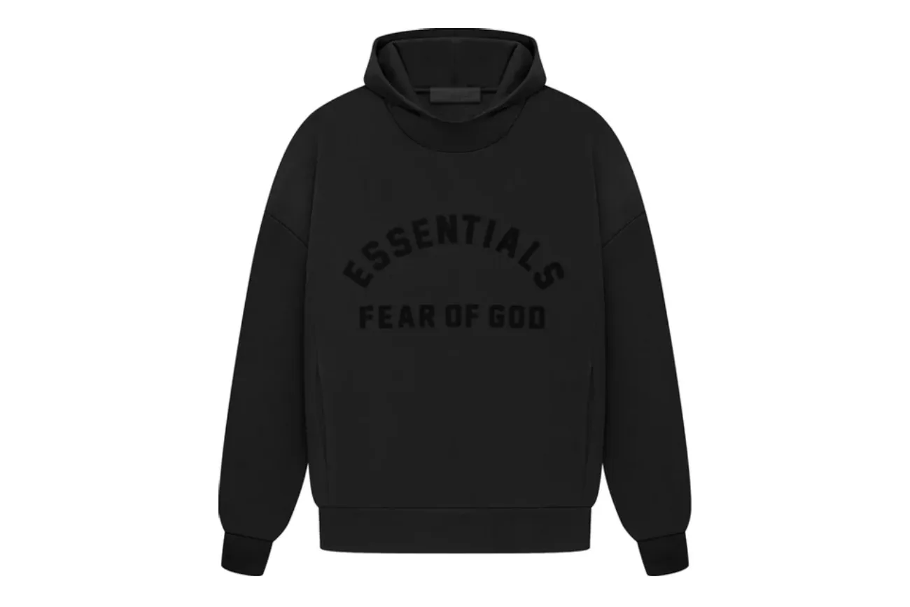 Fear of God Essentials Hoodie 'Jet Black'