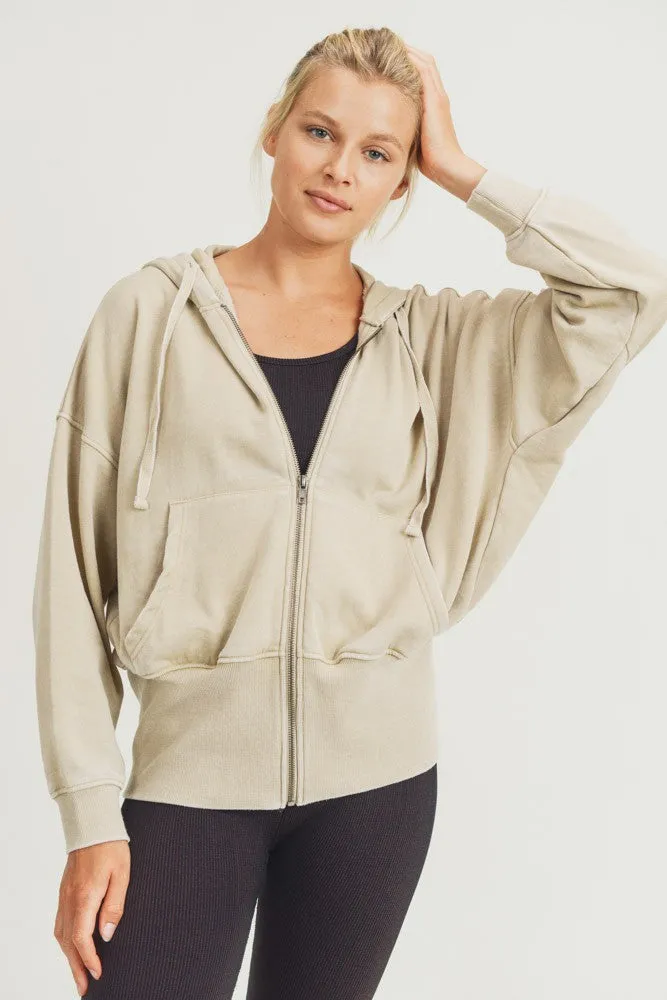 Fleece Zip Up Hoodie