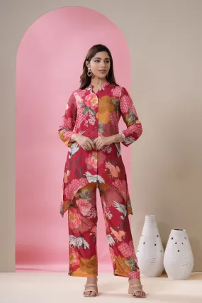 Floral Printed Co Ord Set