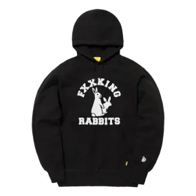 #FR2 COLLEGE LOGO HOODIE-BLACK