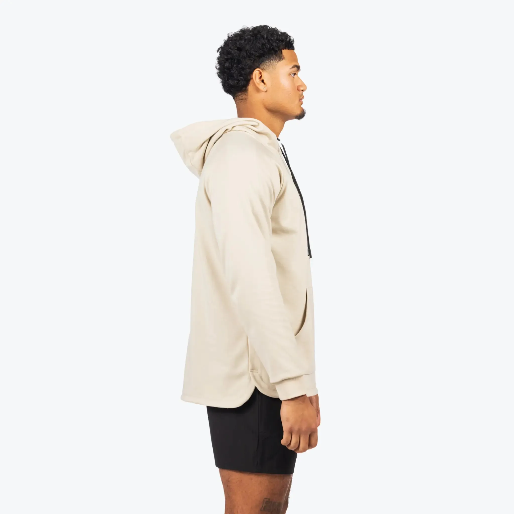 FUNDAMENTALS | L/S Training Hoodie | Cream