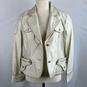 Giorgio ArmaniCream w Tan Trim Blazer