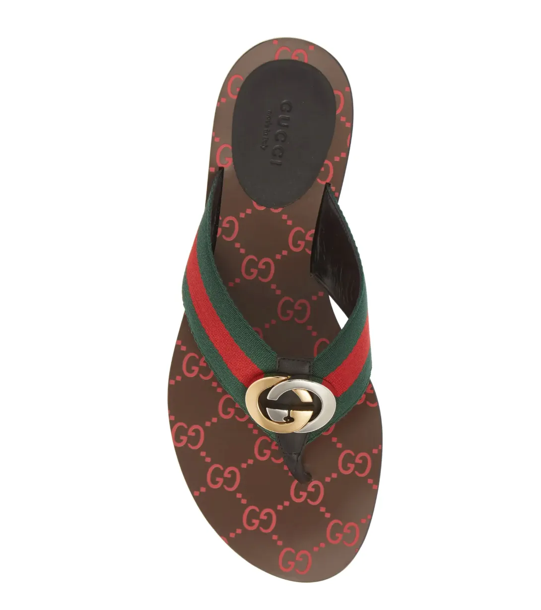 Gucci Kika GG Web Flip Flop