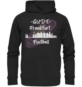 Gude - Frankfurt Football (weiße Schrift) - Organic Basic Hoodie