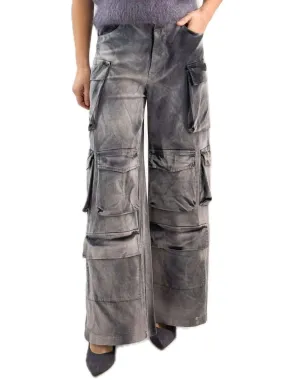 Jeans Pantalone Cargo Over - Colore Unica