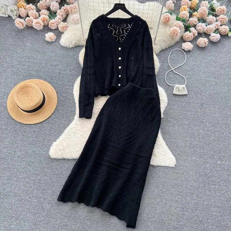 Kiley Knitted Premium Woolen Coord Set