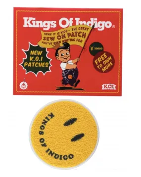 Kings Of Indigo Happy Smiley Acid Face Patch