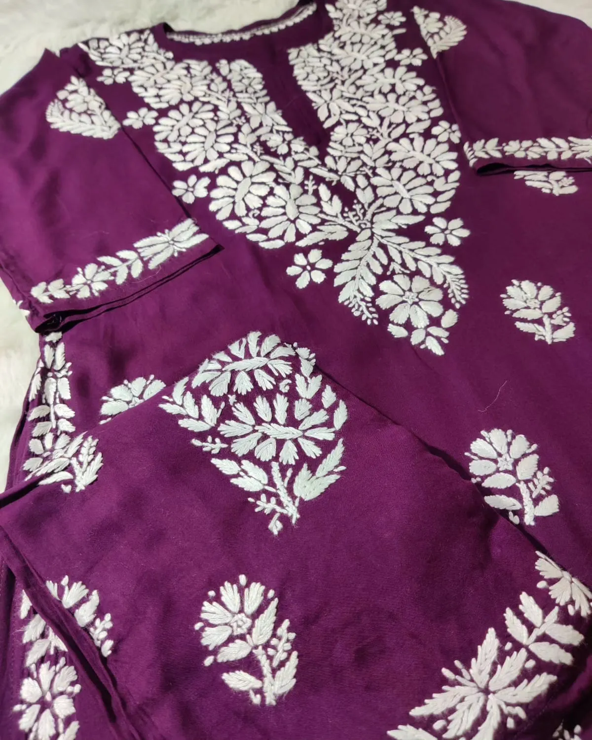 Lali Premium Chikankari Modal Co-ord Sets