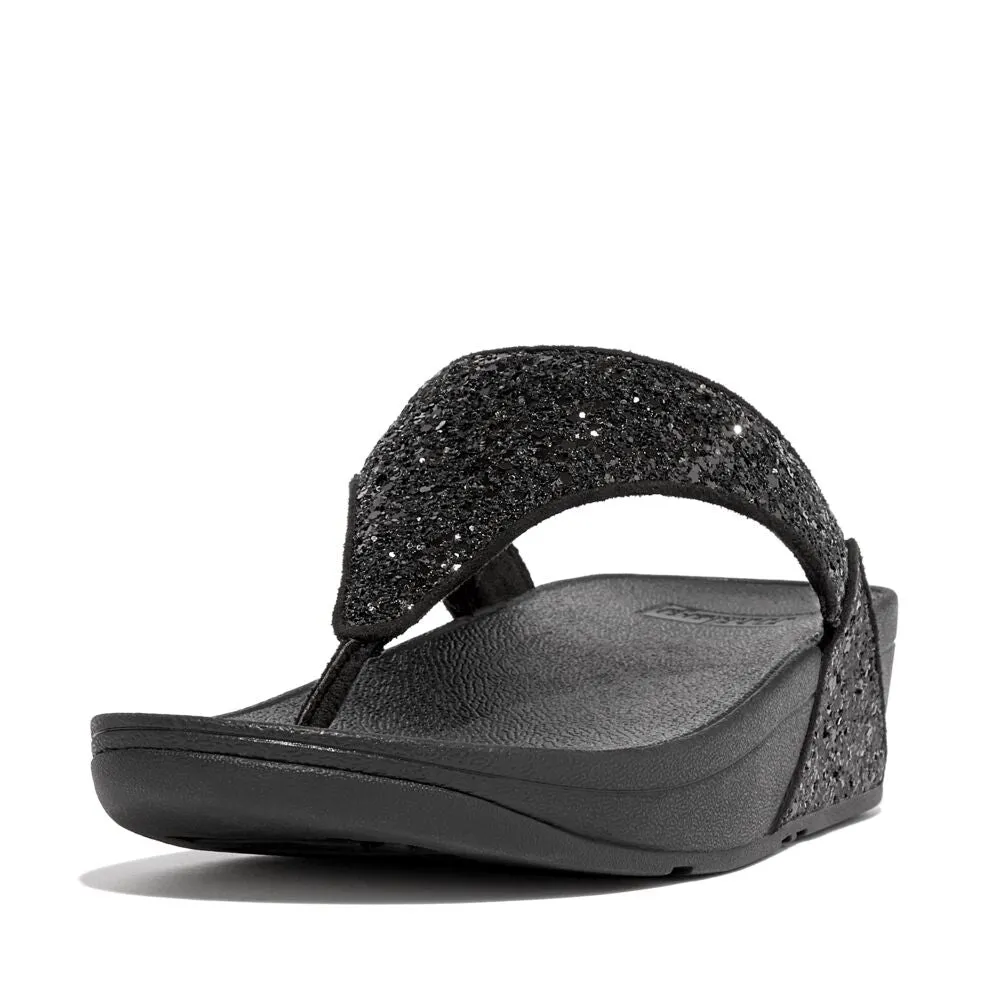 Lulu Glitter Flit Flops Toe Thongs Post Sandals