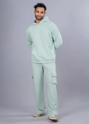 Men Premium Terry Co-ord Set - Mint Green