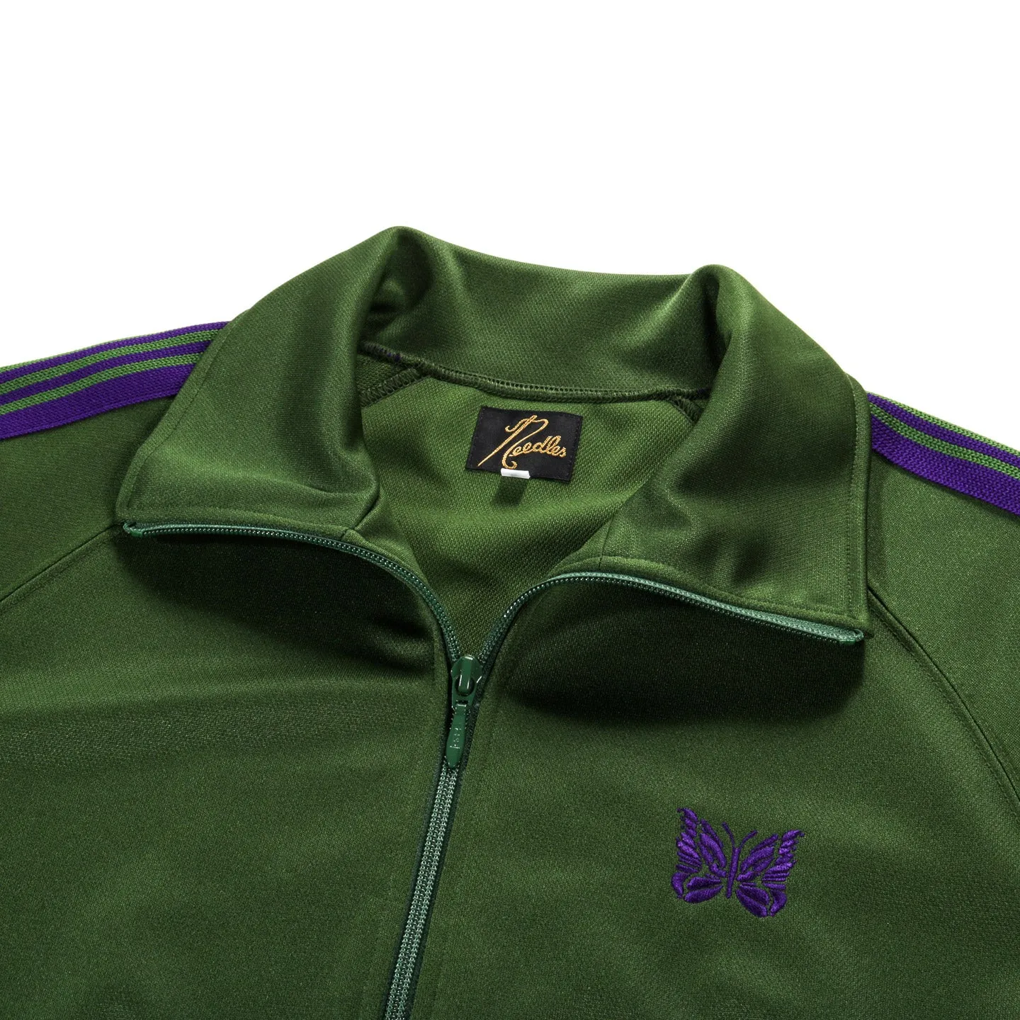 NEEDLES TRACK JACKET POLY SMOOTH IVY GREEN