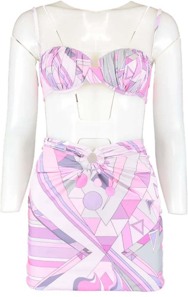 oceanus Pink Elodie Co-ord UK S