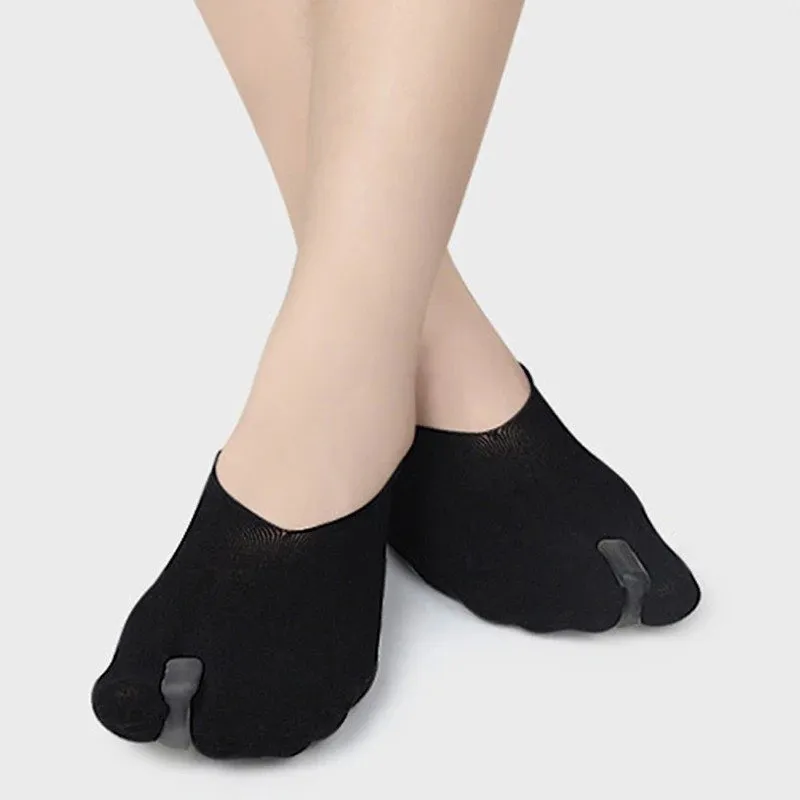 OCW Bunion Socks For Women Separated Toes Nonslip Gel Pad Soft Comfort Socks