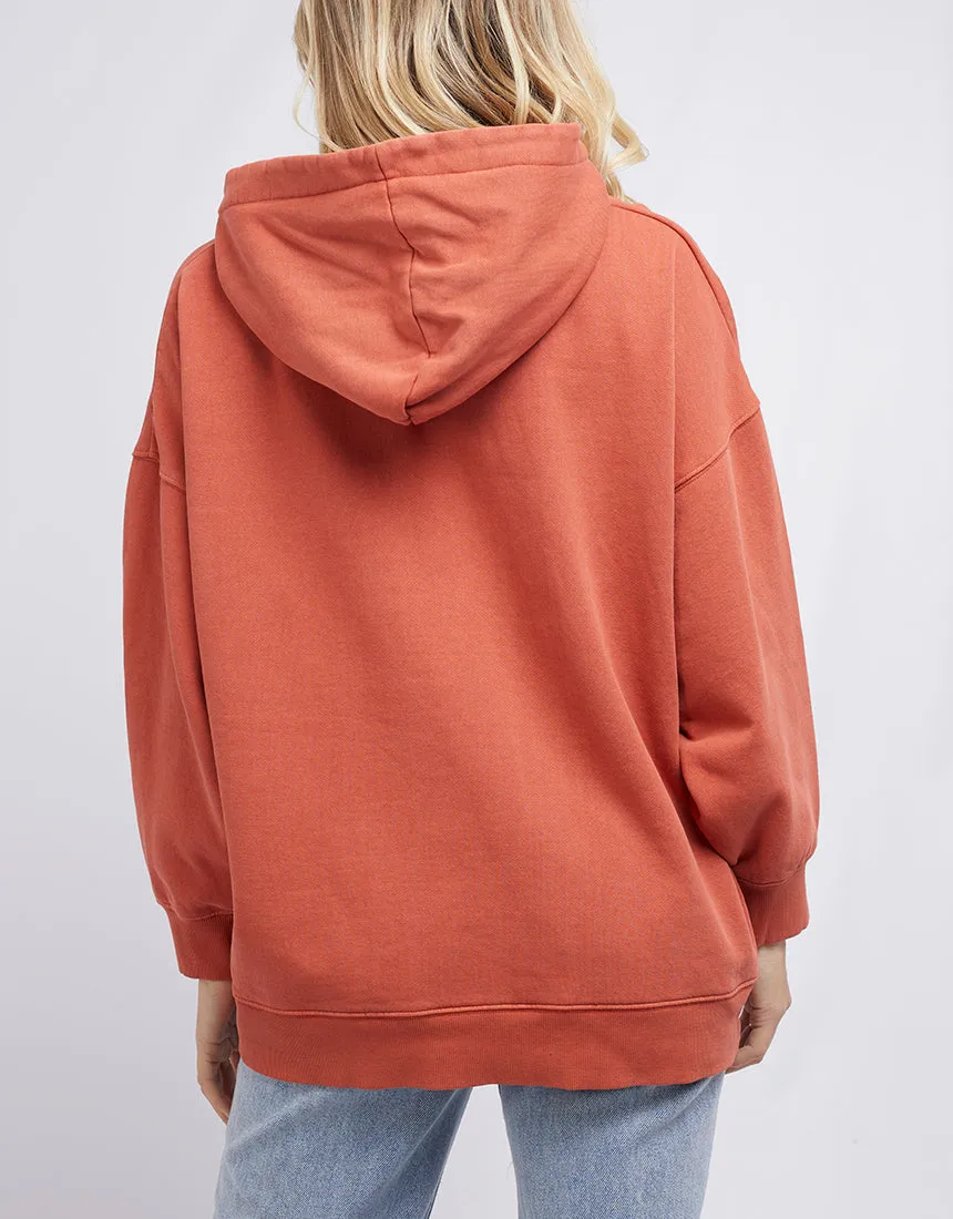 old favourite hoody - rust