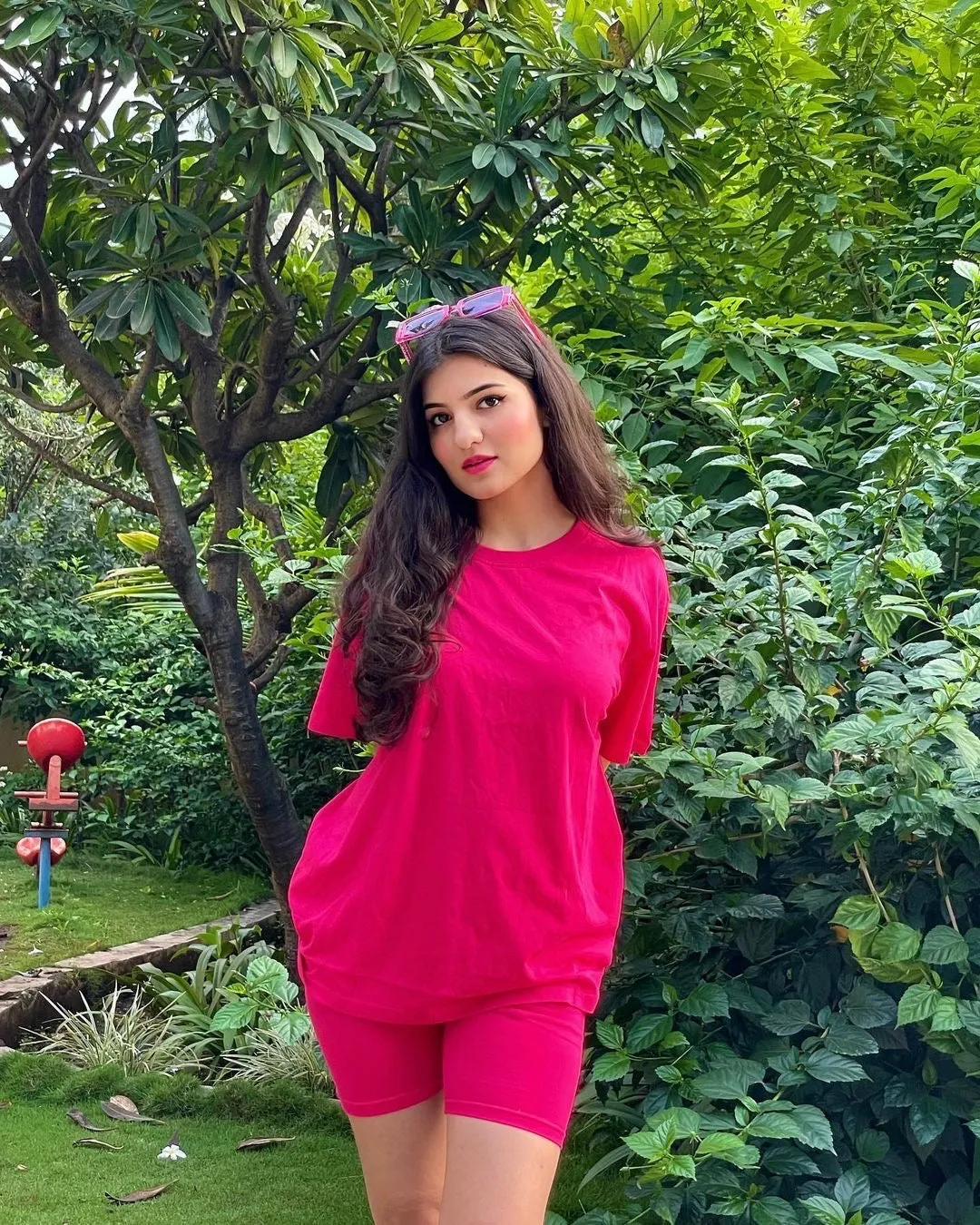 Oversized Fuchsia Co-ord Set