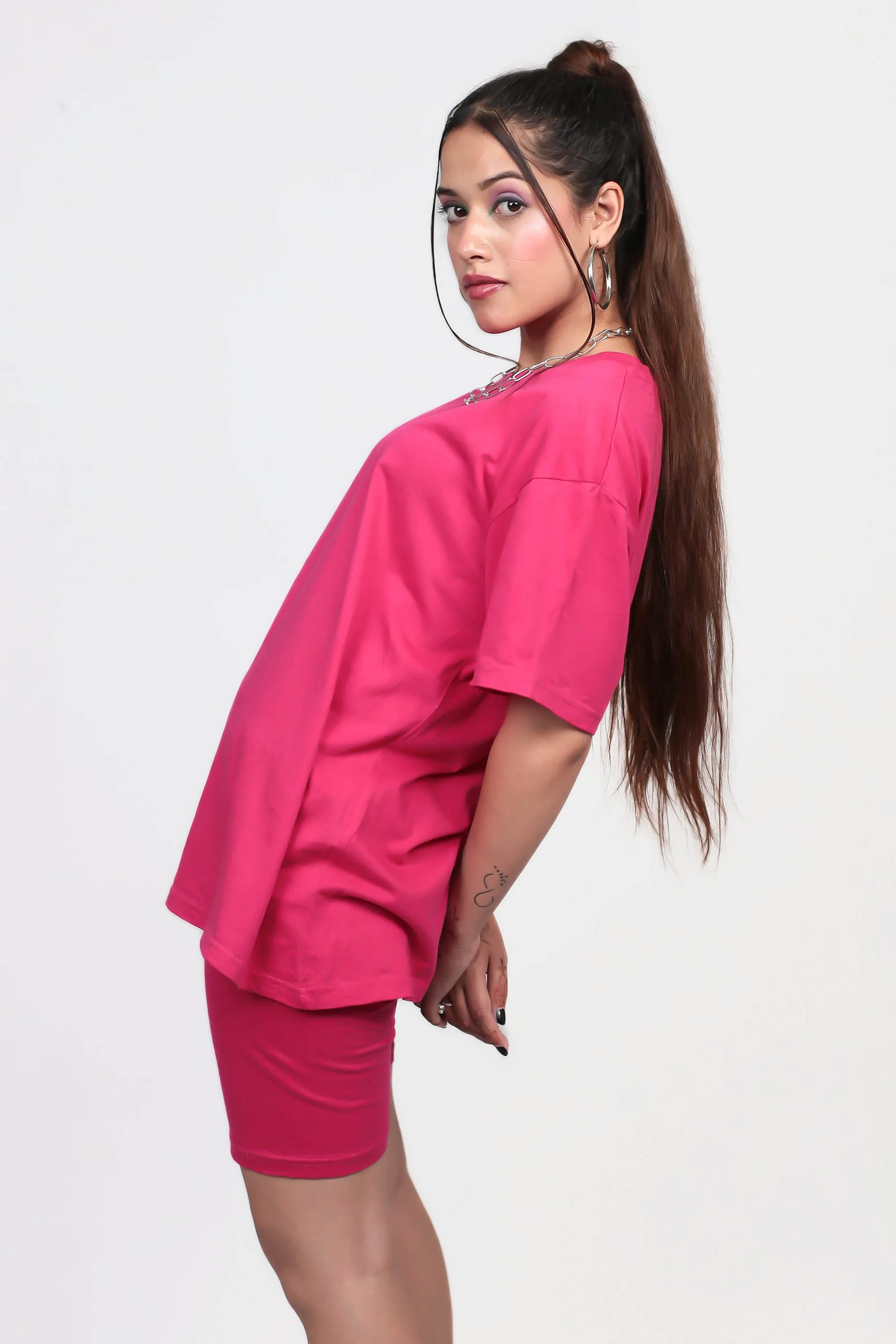 Oversized Fuchsia Co-ord Set